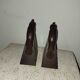 Paire de serre-livres Dan Karner art-deco