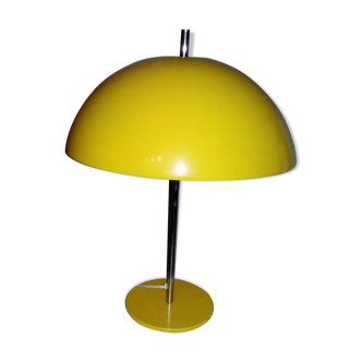 Lampe champignon Unilux années 70 jaune