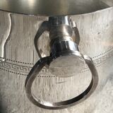 Silver metal champagne bucket