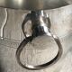 Silver metal champagne bucket