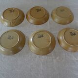 6 hollow plates cap Grès Village CNP France