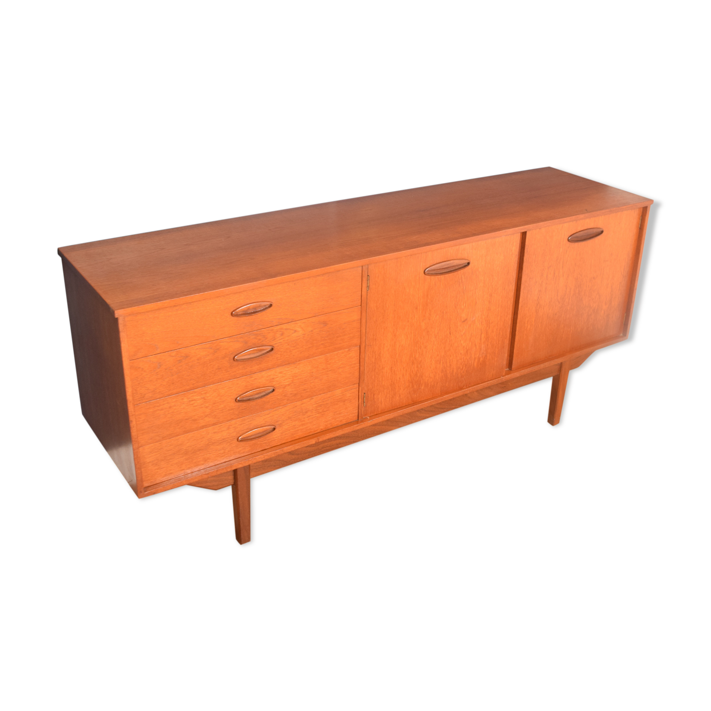 Restored Retro 1960s Homeworthy Teak Sideboard