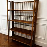 Vintage Foldable Bamboo Shelf
