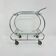 Art deco bar cart trolley chrome tubular, 1930s