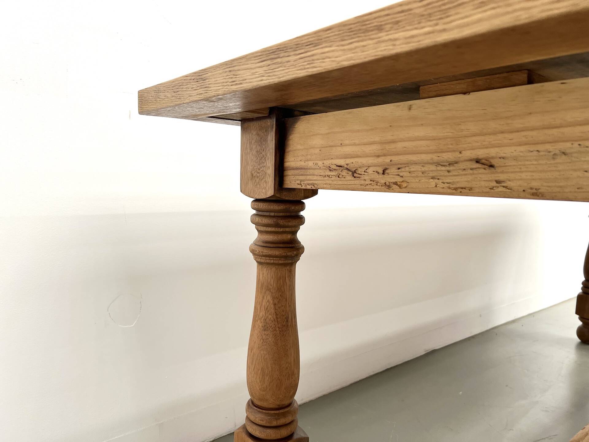 Oak and cherry table – 1970s