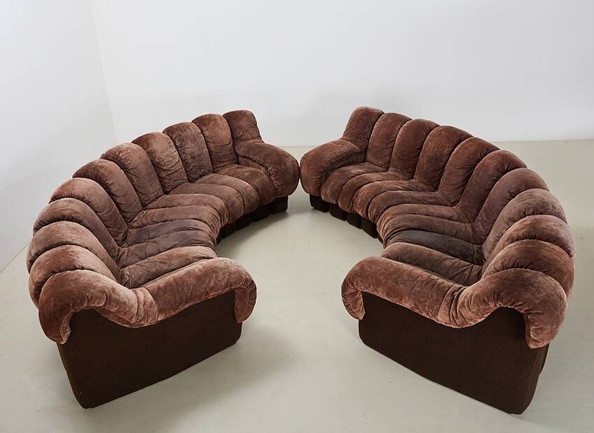 DS-600 'Snake' Sofa by Ueli Berger for De Sede Switzerland 1970s