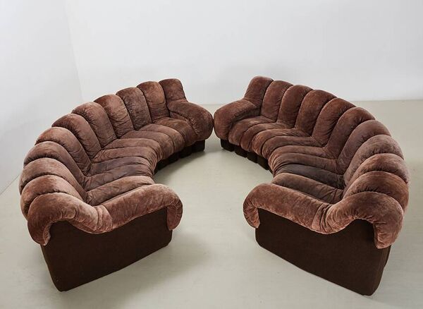 Canapé DS-600 'Snake' par Ueli Berger pour De Sede Suisse années 1970