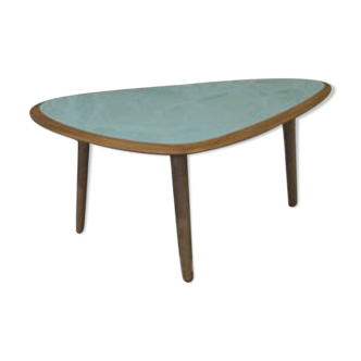 Small table mineral green laque