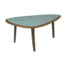 Small table mineral green laque