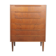 Commode danoise en teck, années 1960