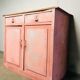 Commode rose vintage