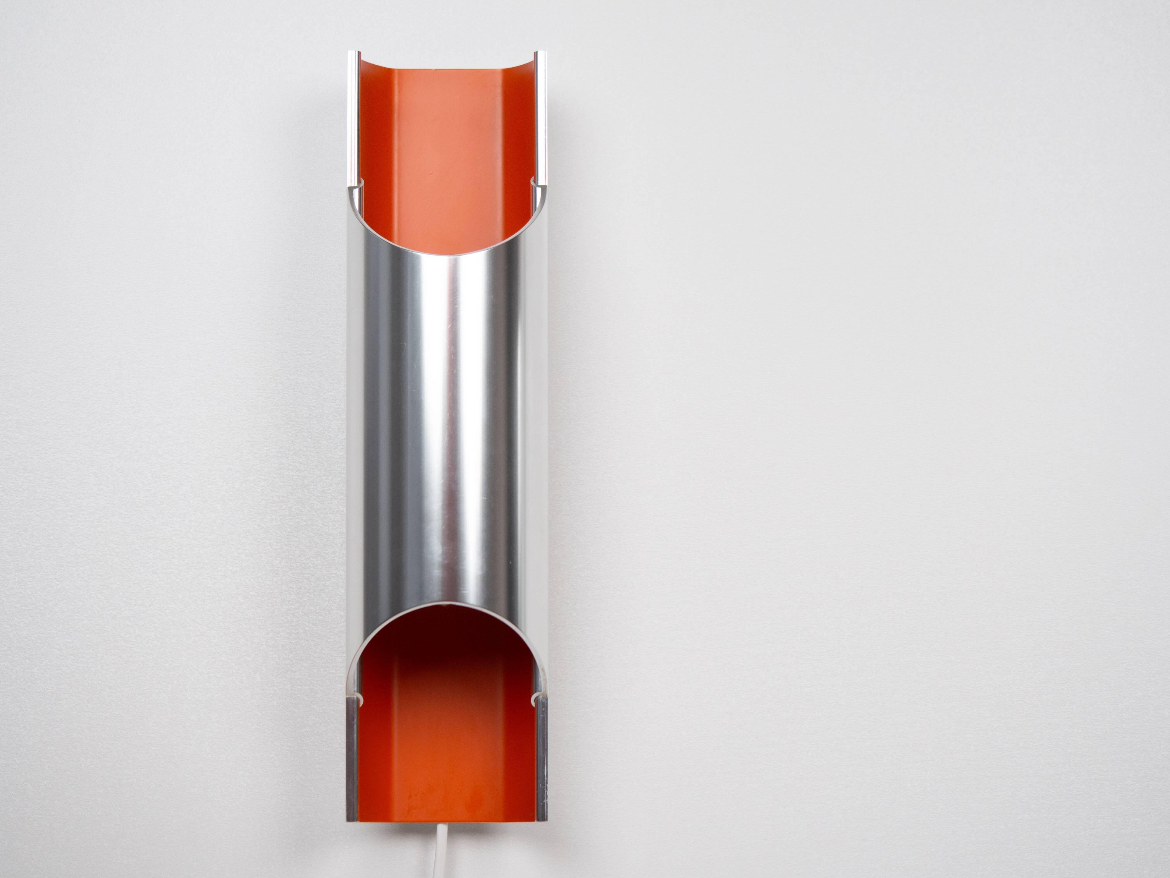 Pair of Danish vintage wall lamps Pandean by Bent Karlby, Lyfa, 1960s