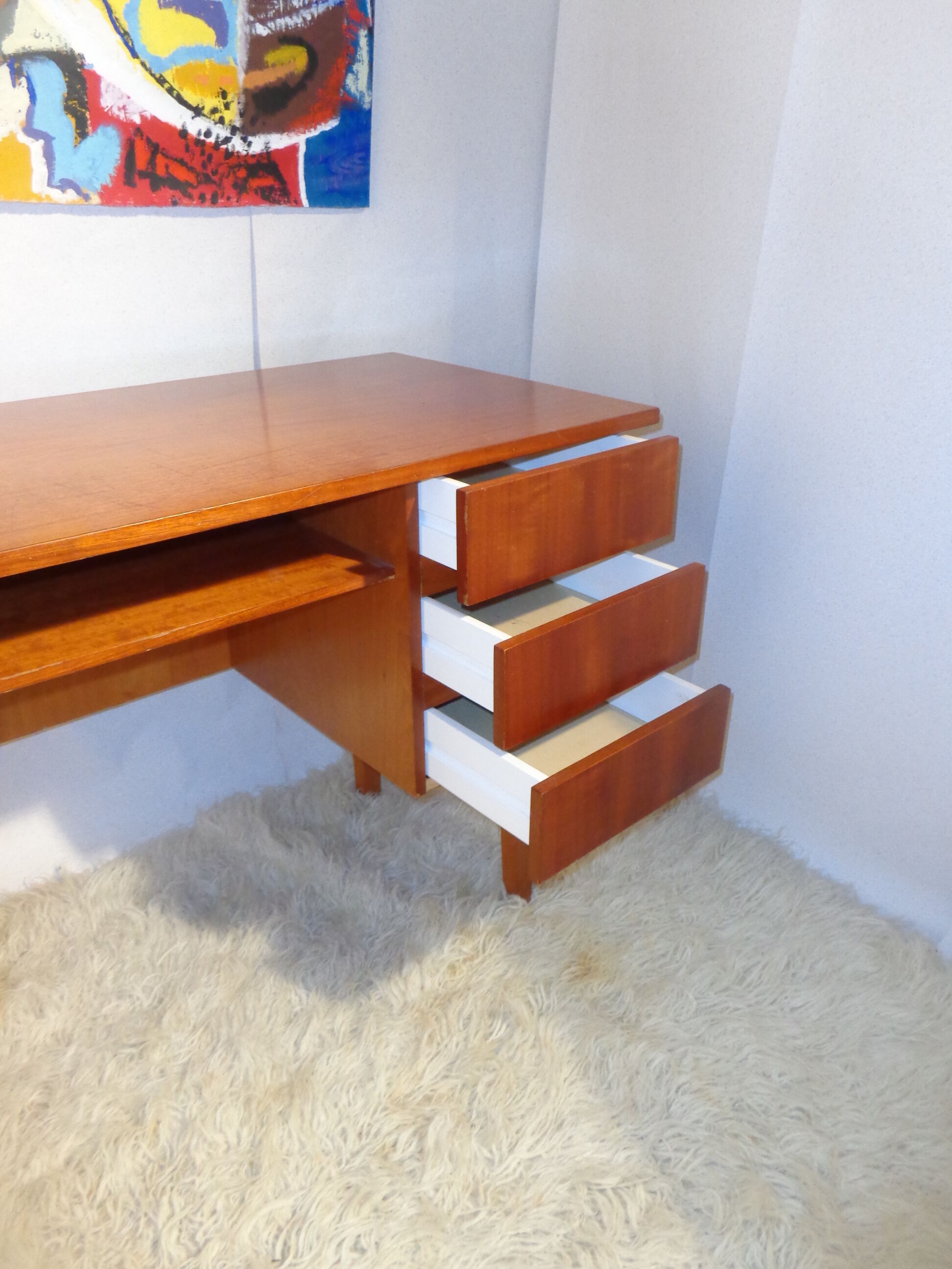 Desk of the 1960s vintage teak