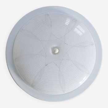 round space age ceiling lamp