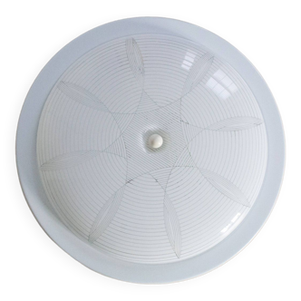 round space age ceiling lamp