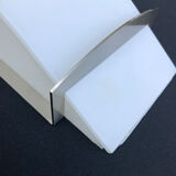 Wall lamp in satin glass and nickel-plated metal designed by Léonardo Marelli