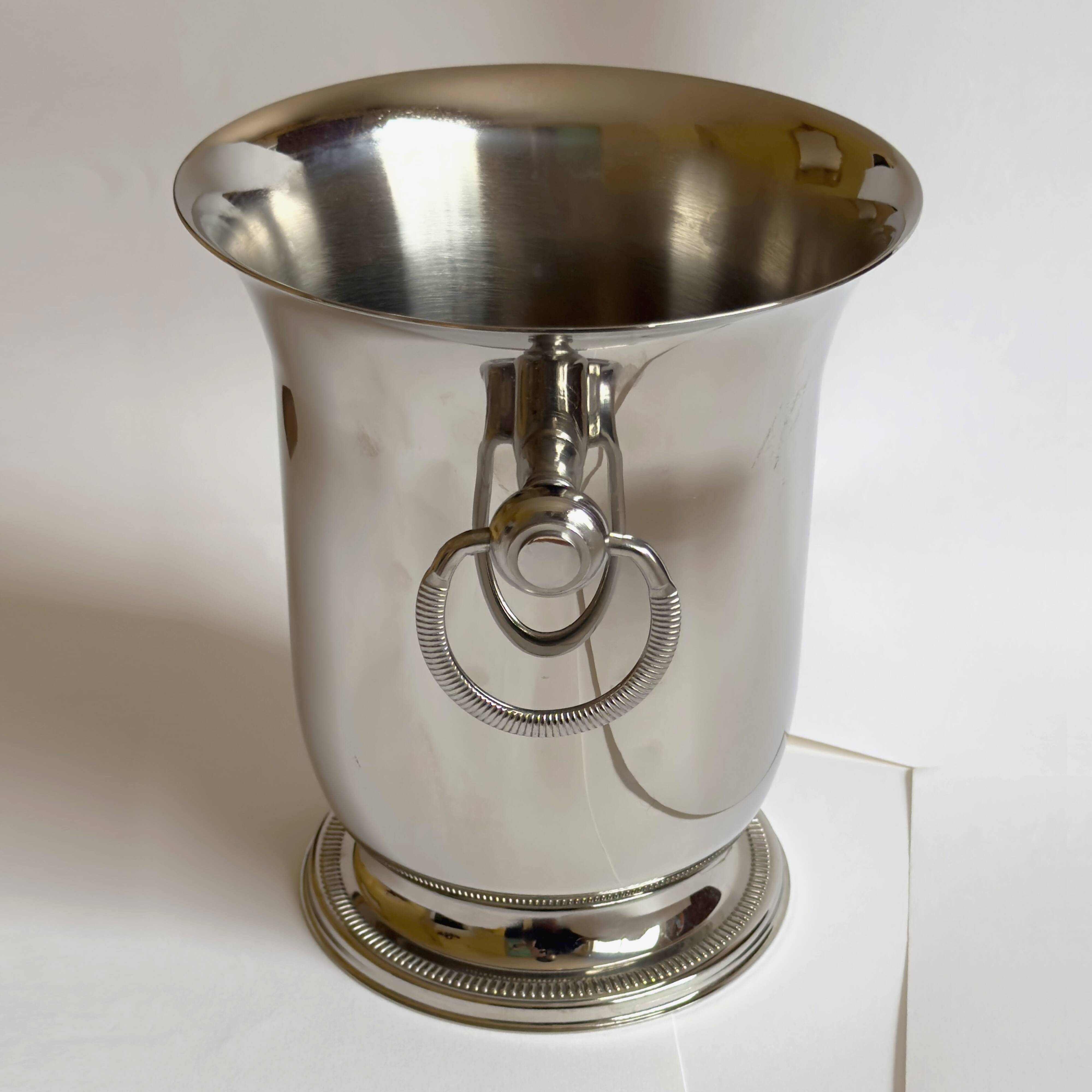 Jean couzon goldsmith stainless steel ice bucket 18/10.