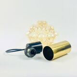 Mid-Century Modern Amber Bubble Glass Ceiling Light by Helena Tynell for Limburg, Germany, 1960s