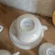 Coffee tea porcelain of retro 70s paris