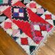 Moroccan carpet Boucherouite 108x180cm