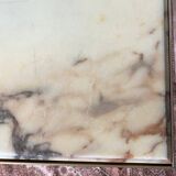 Vintage coffee table in marble and gold-tone metal