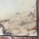 Vintage coffee table in marble and gold-tone metal