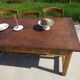 Ancienne table de ferme en chêne massif