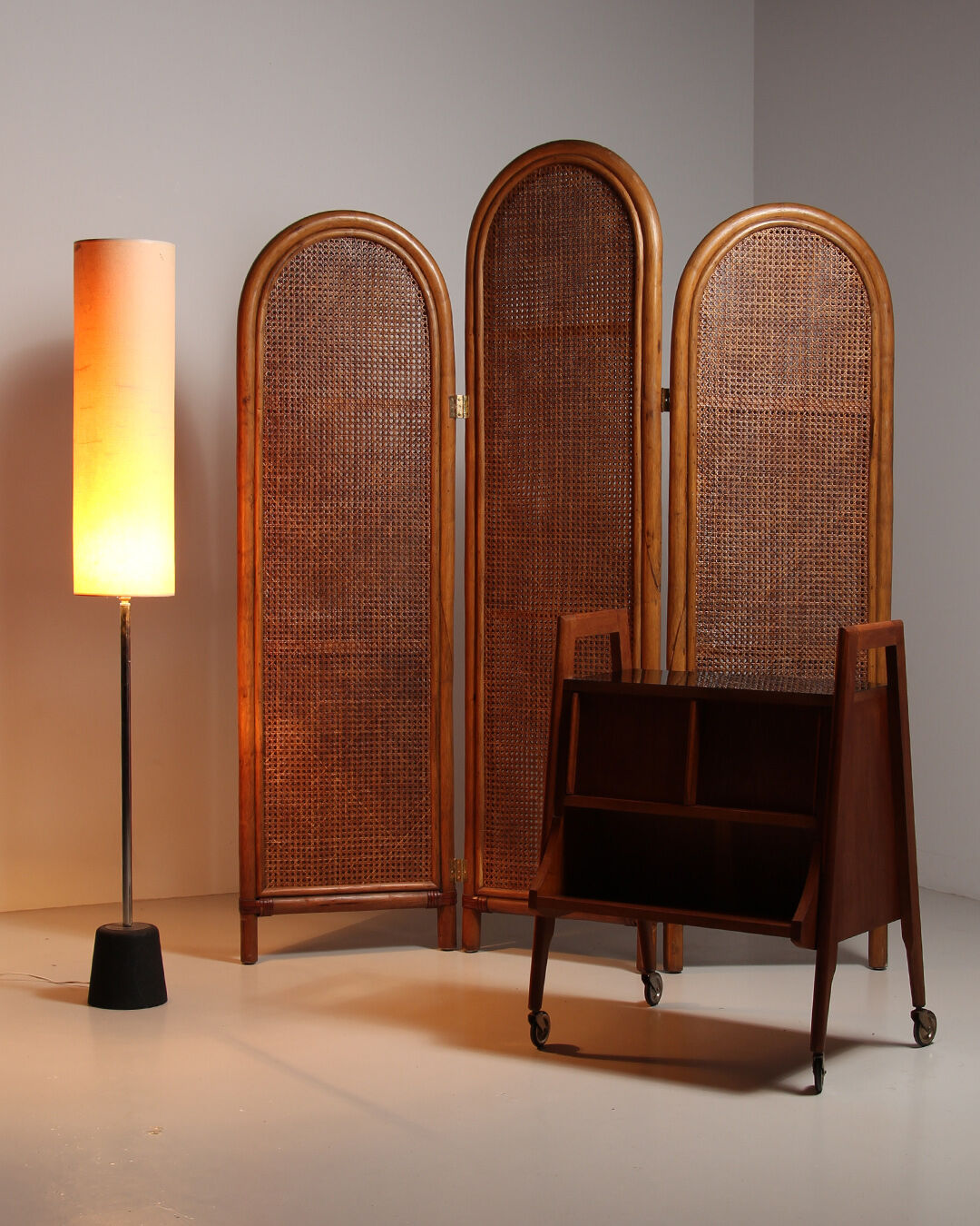 Screen 3 shutters double cannage