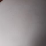 Opaline-style round glass ceiling light