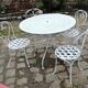 Antique wrought iron garden furniture