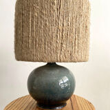 Blue sandstone bedside lamp
