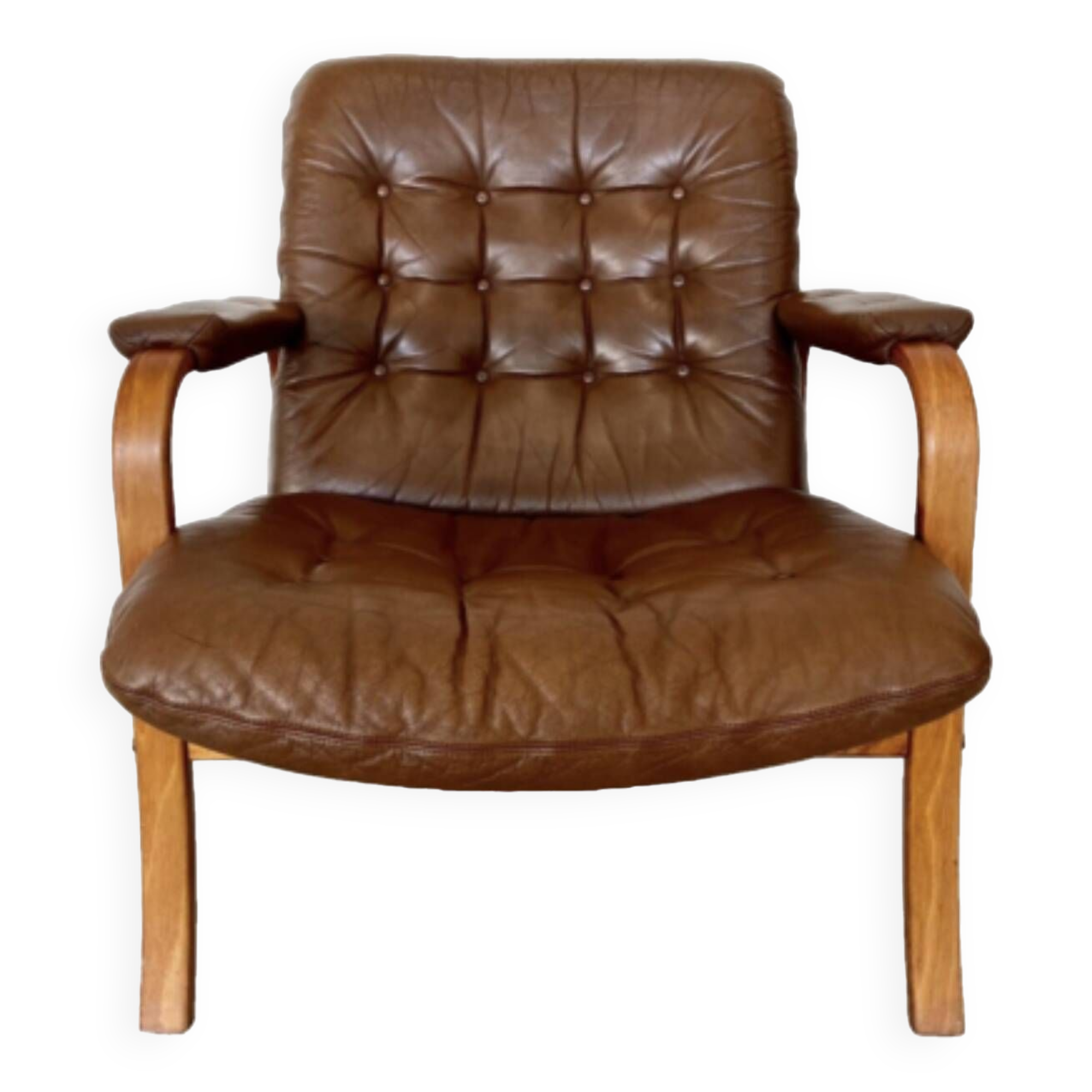 Vintage Retro Mid Century Scandinavian Gøte Møbler Lounge Chair By Nassjo Ab