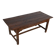 Antique Oak 19th Century French Rustic Farmhouse Dining Table