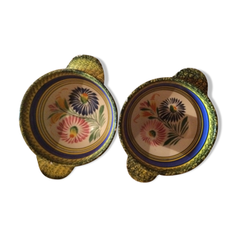 Pair of Quimper Henriot bowls