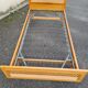Single bed in rattan and wicker