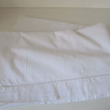 Old white cotton sheet