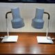 Paire de lampes métal Design scandinave.