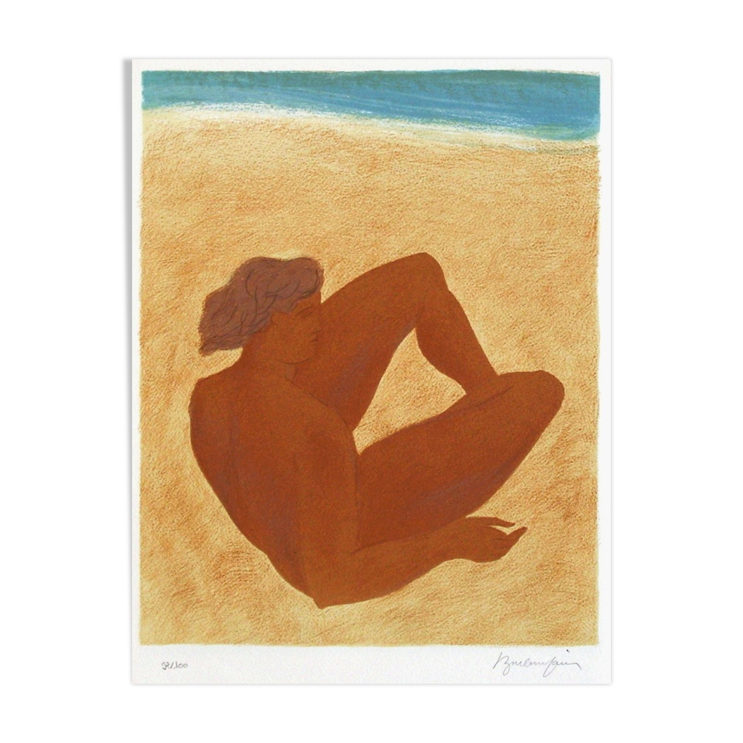 Nu III 1990 lithograph