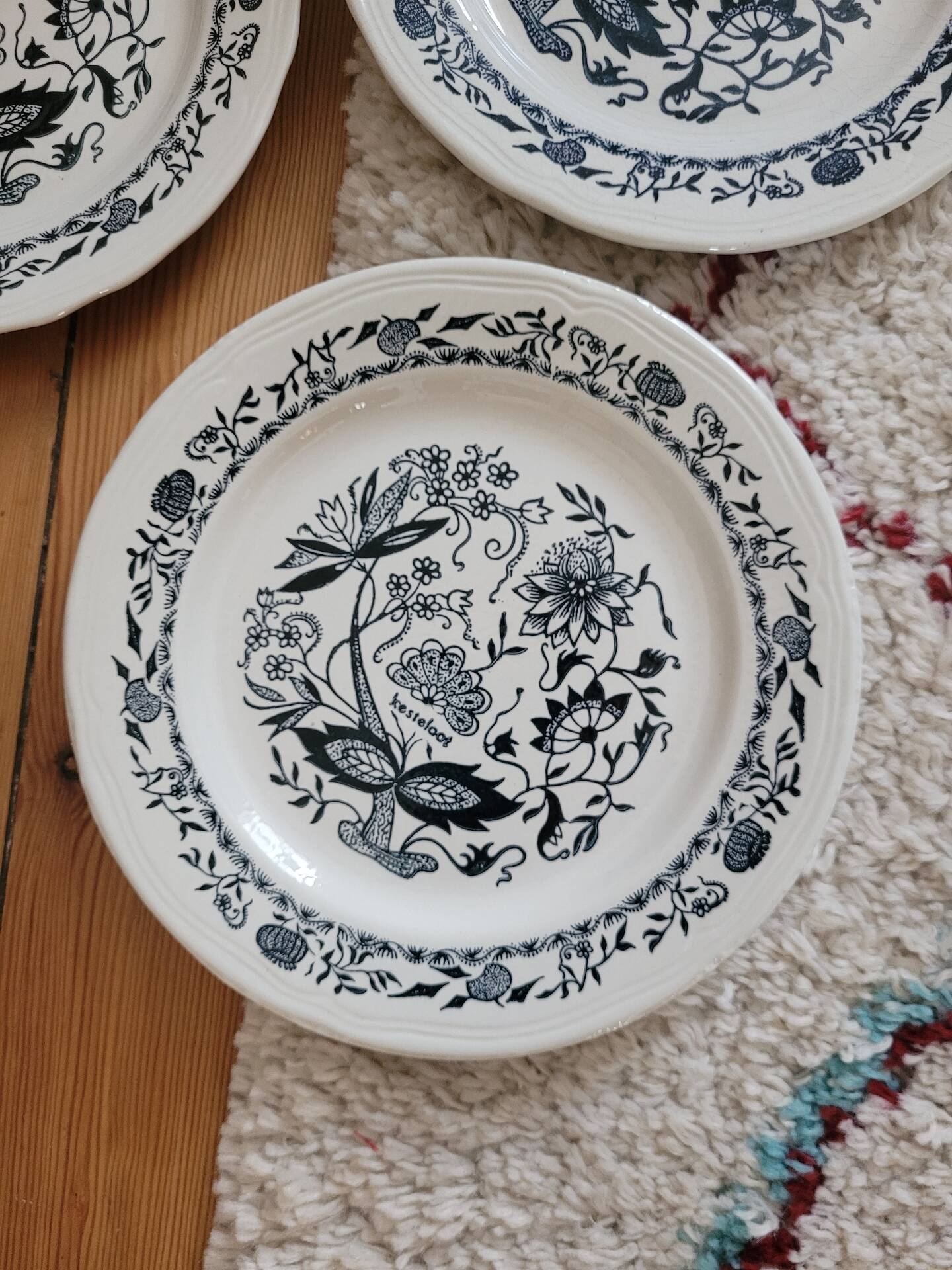 Lot de 5 assiettes à dessert Kesteloot