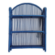 Vintage shelf in Klein blue rattan