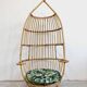 Mid Century hanging egg chair in bamboo by Fratelli Castano 1950s