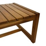 Vintage Wooden Coffee Table Karin Möbring for Ikea 70's Design