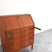 Mid-Century Danish Teak Secretary, 1960s.