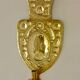 Large Baroque Style Mid-Century Brass Swedish Sconces