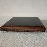 Ceramic and wood trivet