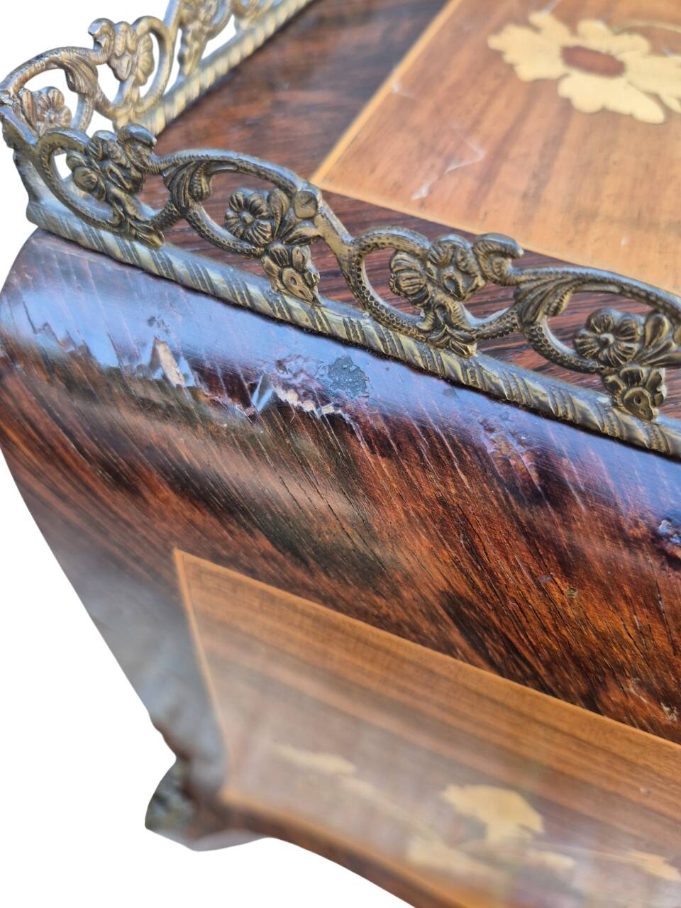Bureau de dame style louis XV début XX