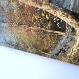 Antique oil painting – Lakeside – nature and tranquility