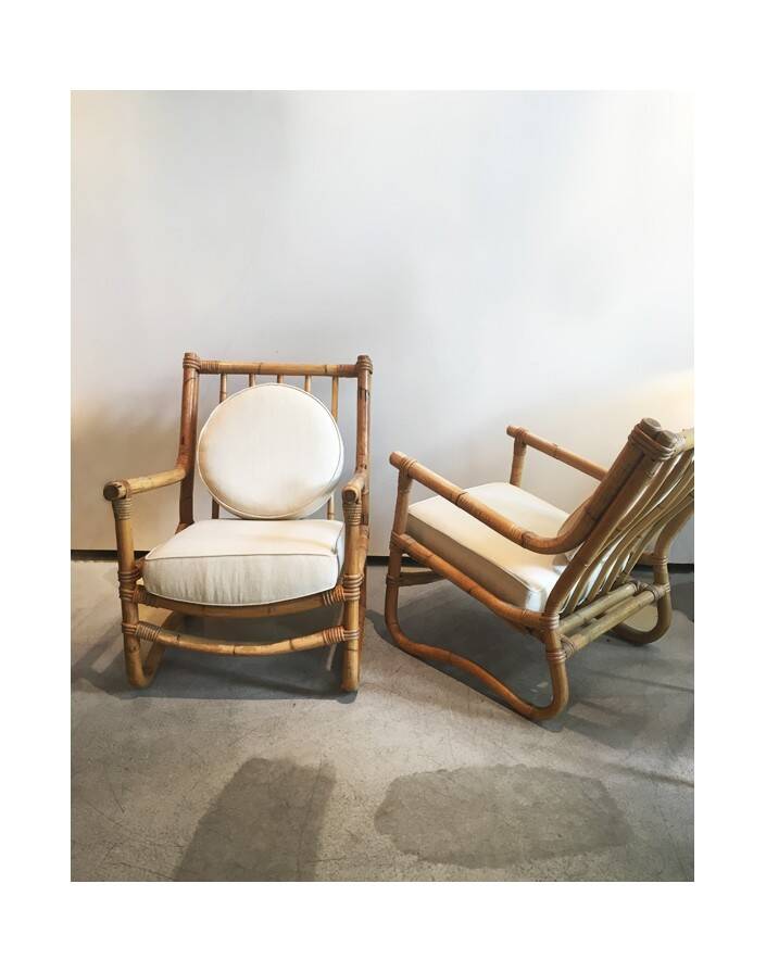 Bamboo armchair