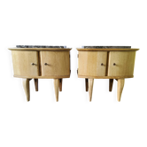 Pair of 1950s bedside tables