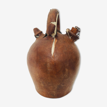 Leather and terracotta gourd, 1970